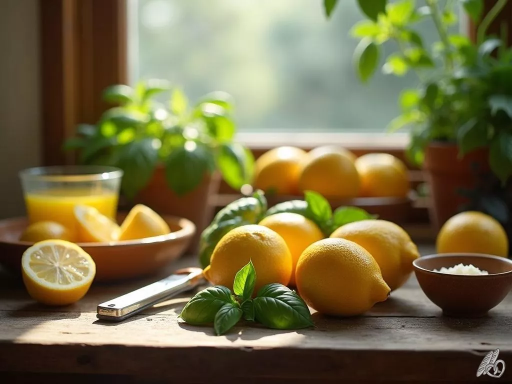 Besoin de fraîcheur : dégustez un succulent sorbet citron et basilic du jardin