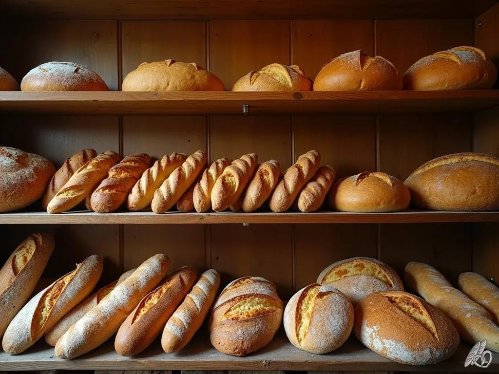 Les différentes formes de pain en boulangerie