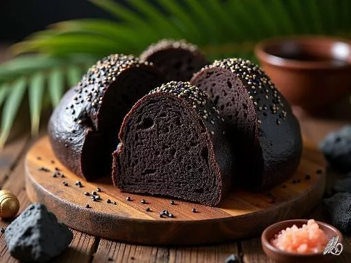 Avez-vous déjà goûté le pain au sel noir d'Hawaï ?