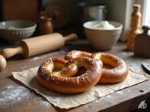 Bretzels maison : recette alsacienne