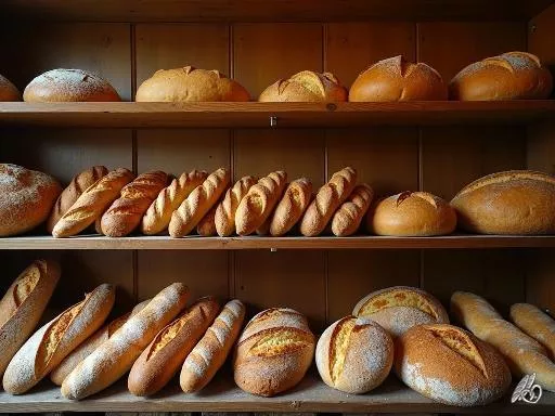 Les différentes formes de pain en boulangerie