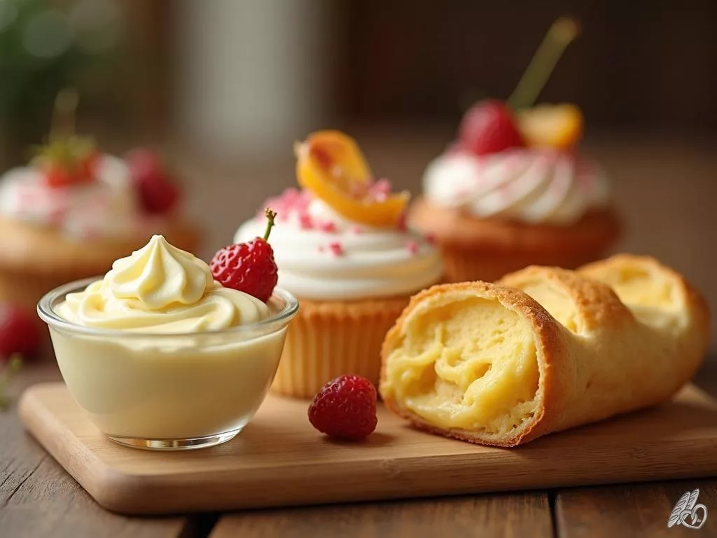 Les crèmes en pâtisserie boulangère : pâtissière, chantilly, diplomate, différences et usages