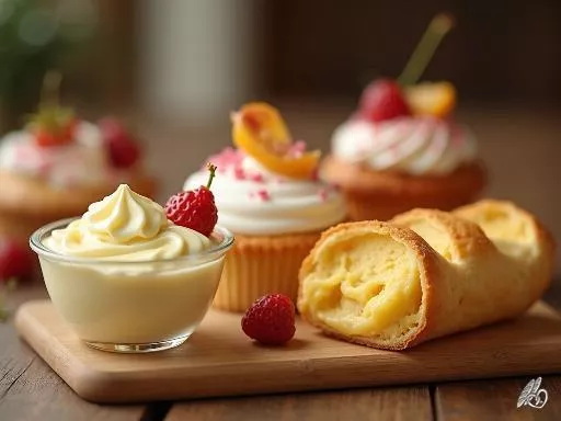 Les crèmes en pâtisserie boulangère : pâtissière, chantilly, diplomate, différences et usages