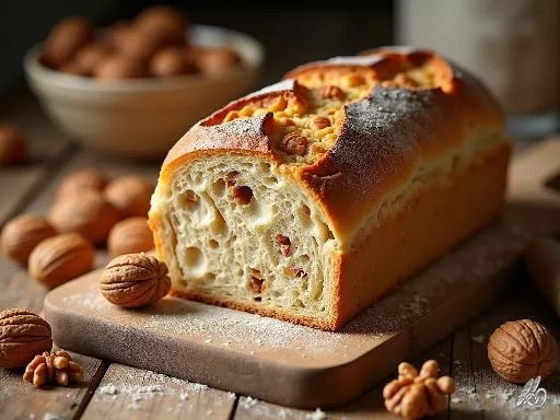 Recette du pain aux noix en boulangerie : méthode professionnelle pour une mie moelleuse